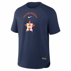 MLB Houston Astros Nike Authentic Collection Batting Practice Pre-Game Raglan Dri-FIT Top