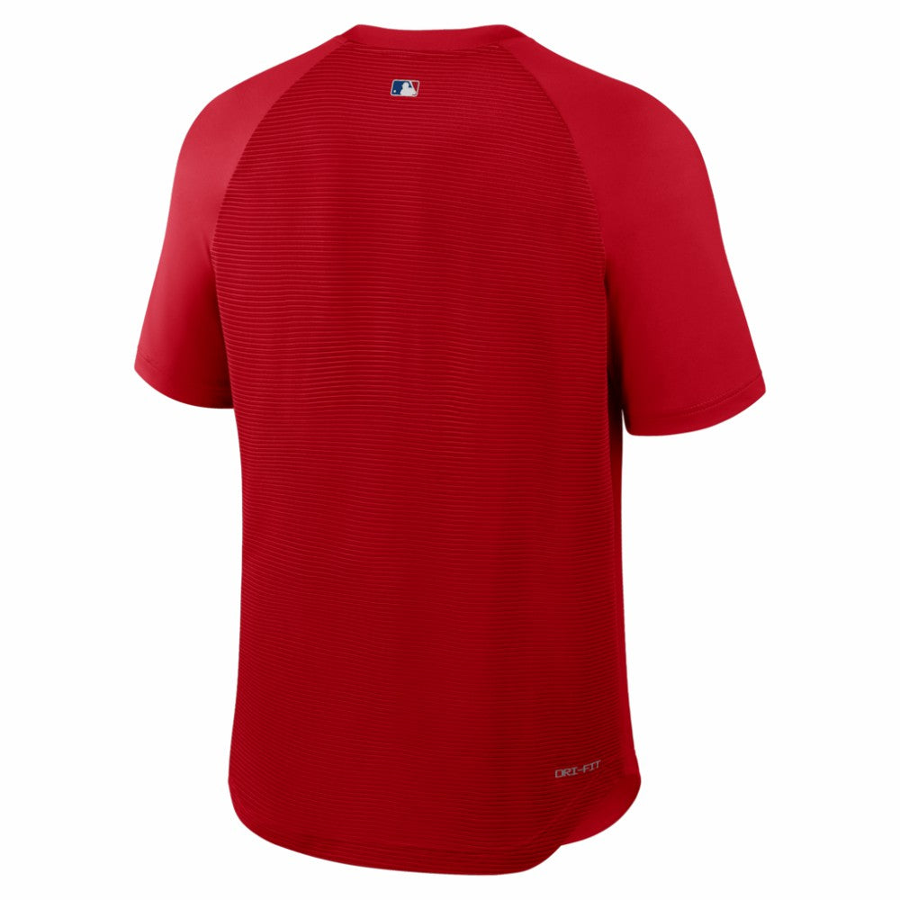 MLB Philadelphia Phillies Nike Authentic Collection Batting Practice Pre-Game Raglan Dri-FIT Top