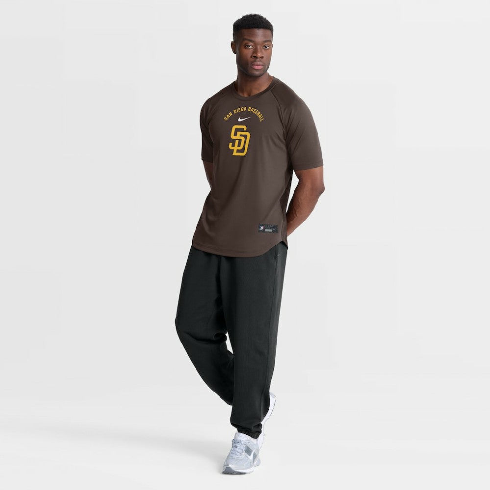 MLB San Diego Padres Nike Authentic Collection Batting Practice Pre-Game Raglan Dri-FIT Top