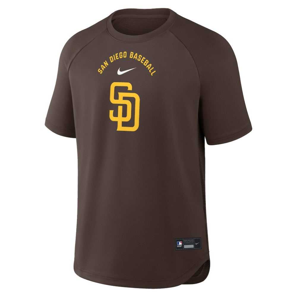 MLB San Diego Padres Nike Authentic Collection Batting Practice Pre-Game Raglan Dri-FIT Top