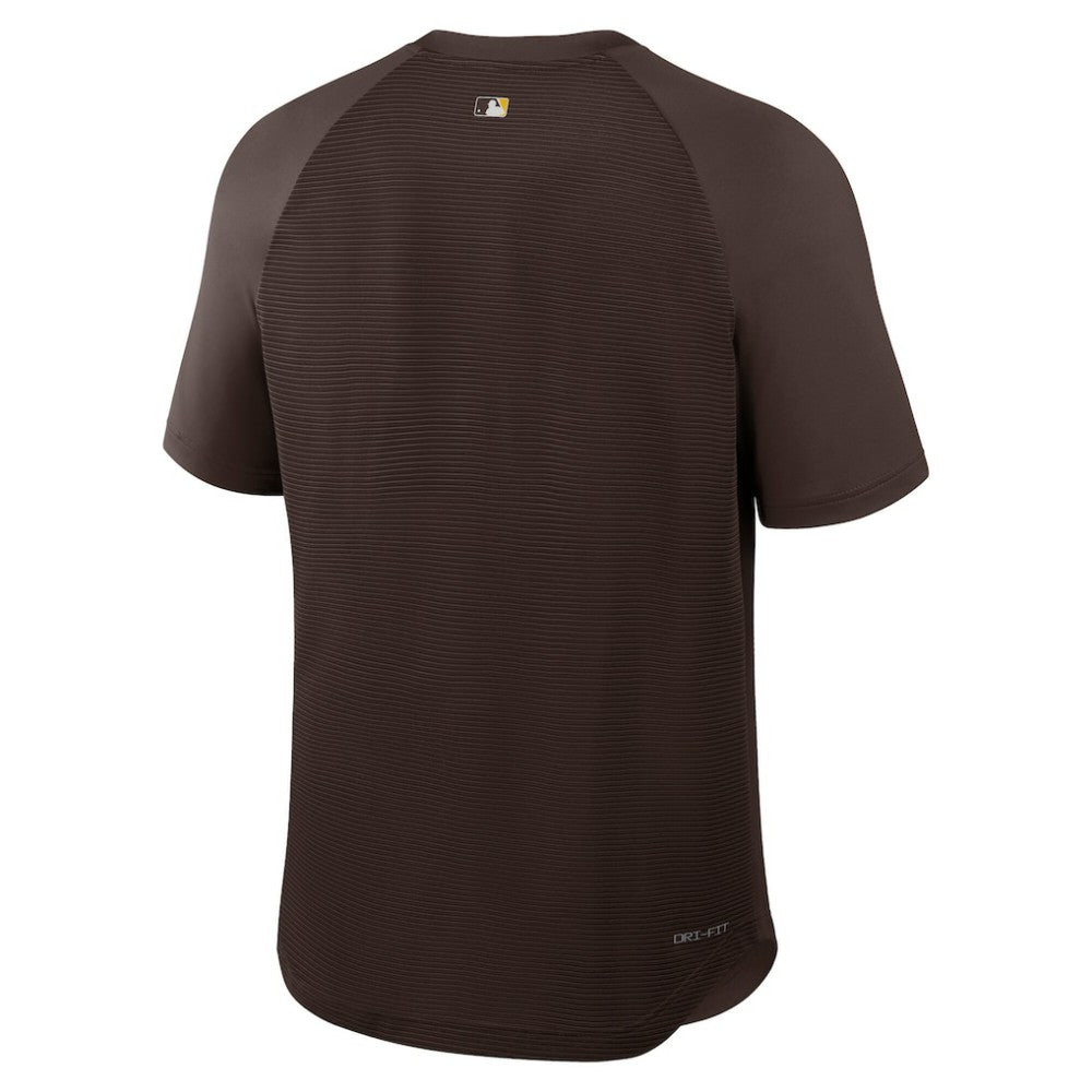 MLB San Diego Padres Nike Authentic Collection Batting Practice Pre-Game Raglan Dri-FIT Top
