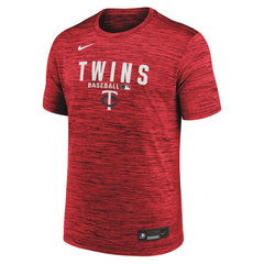 MLB Minnesota Twins Nike Authentic Collection Velocity Dri-FIT T-Shirt