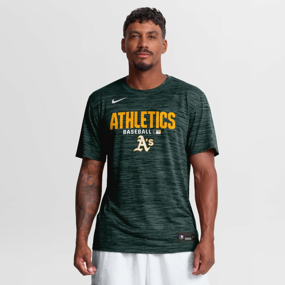 MLB Athletics Nike Authentic Collection Velocity Dri-FIT T-Shirt