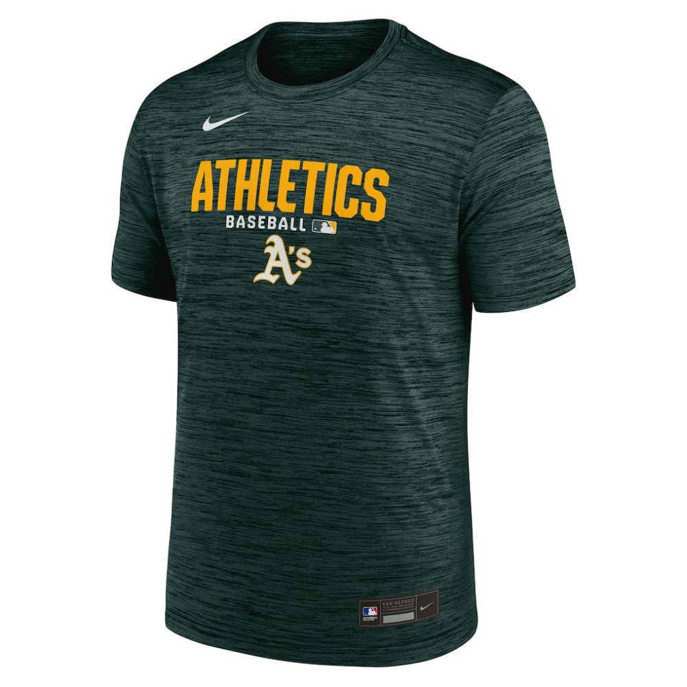 MLB Athletics Nike Authentic Collection Velocity Dri-FIT T-Shirt
