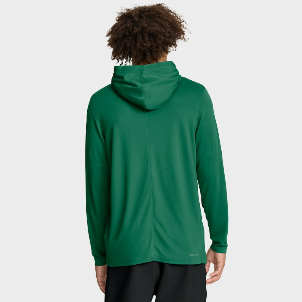 MLB Athletics Nike Authentic Collection Dri-FIT Long Sleeve Hooded T-Shirt