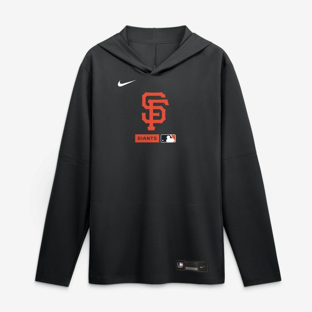 MLB San Francisco Giants Nike Authentic Collection Dri-FIT Long Sleeve Hooded T-Shirt