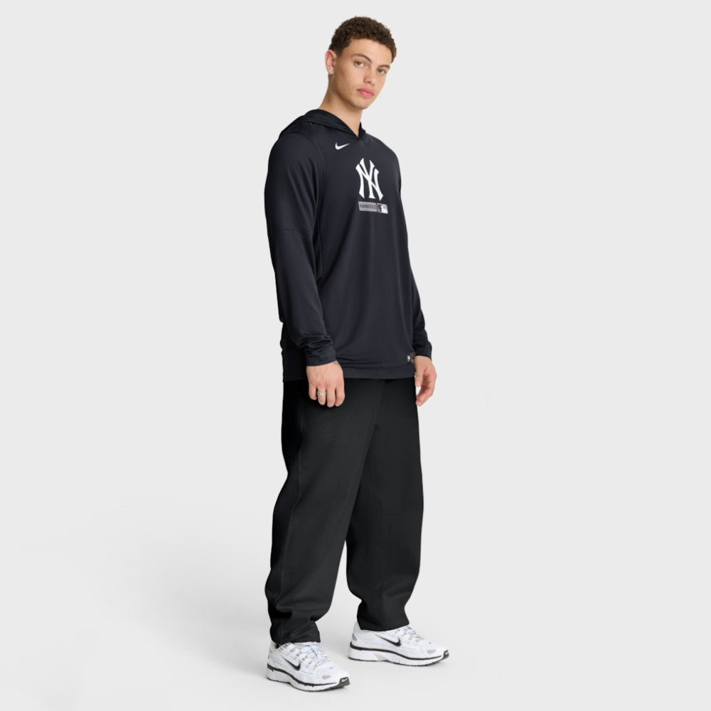 MLB New York Yankees Nike Authentic Collection Dri-FIT Long Sleeve Hooded T-Shirt