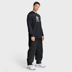 MLB New York Yankees Nike Authentic Collection Dri-FIT Long Sleeve Hooded T-Shirt