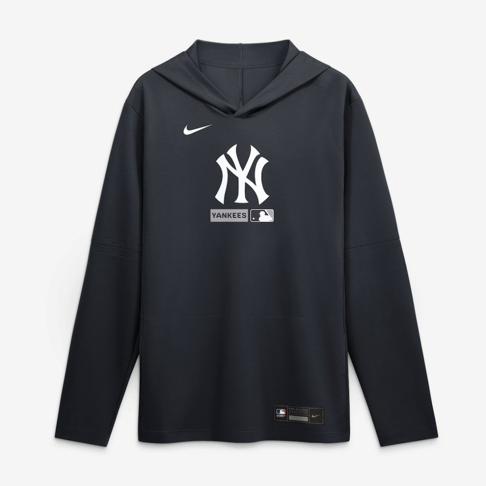 MLB New York Yankees Nike Authentic Collection Dri-FIT Long Sleeve Hooded T-Shirt
