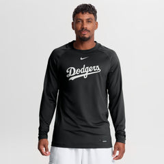 MLB Los Angeles Dodgers Nike Authentic Collection Game Time Raglan Long Sleeve T-Shirt