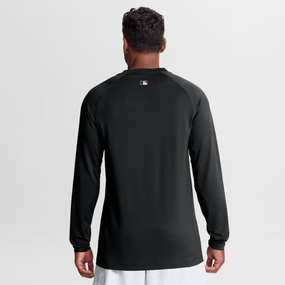 MLB Los Angeles Dodgers Nike Authentic Collection Game Time Raglan Long Sleeve T-Shirt