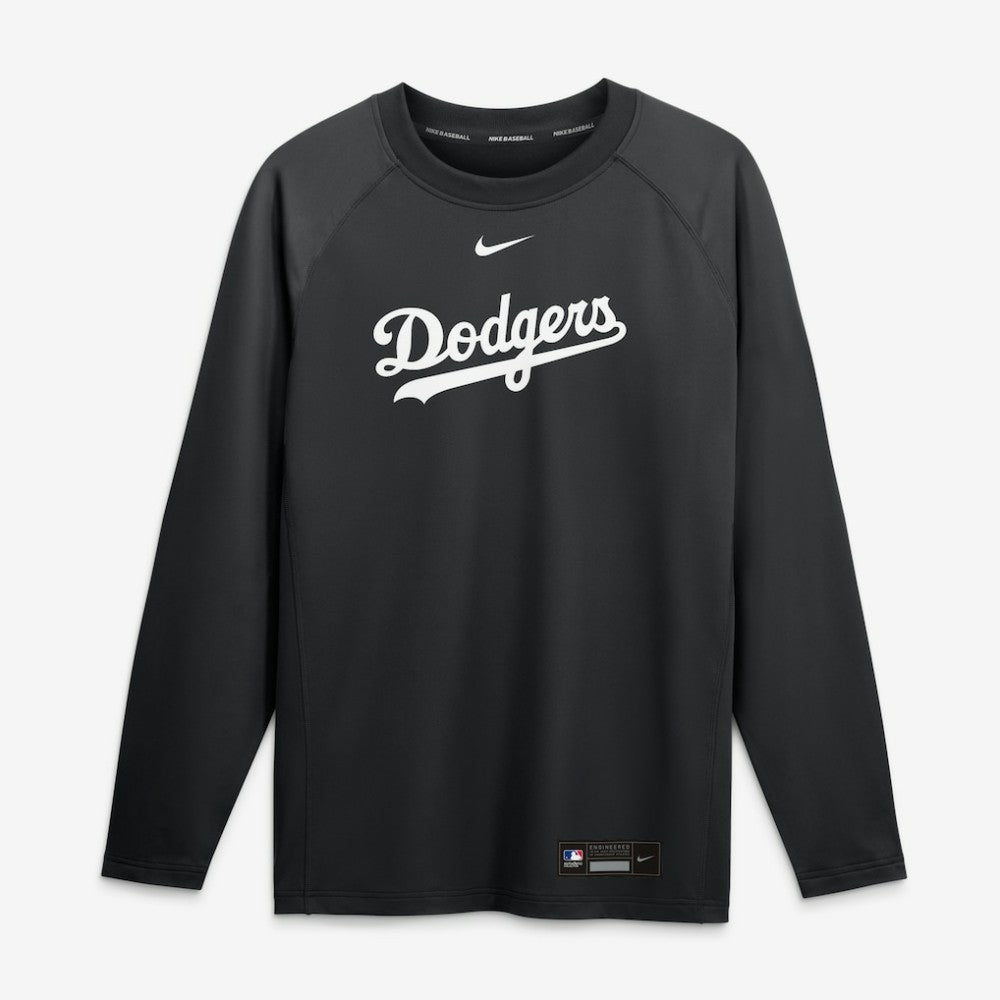 MLB Los Angeles Dodgers Nike Authentic Collection Game Time Raglan Long Sleeve T-Shirt