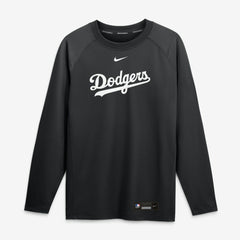 MLB Los Angeles Dodgers Nike Authentic Collection Game Time Raglan Long Sleeve T-Shirt