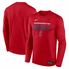MLB Los Angeles Angels Nike Authentic Collection Legend Dri-FIT Long Sleeve T-Shirt