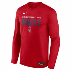 MLB Los Angeles Angels Nike Authentic Collection Legend Dri-FIT Long Sleeve T-Shirt