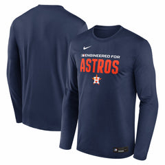 MLB Houston Astros Nike Authentic Collection Legend Dri-FIT Long Sleeve T-Shirt