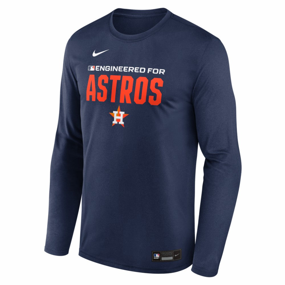 MLB Houston Astros Nike Authentic Collection Legend Dri-FIT Long Sleeve T-Shirt