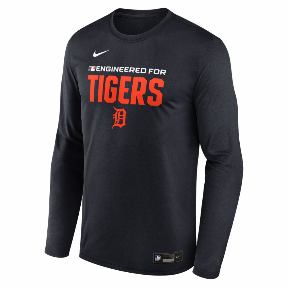 MLB Detroit Tigers Nike Authentic Collection Legend Dri-FIT Long Sleeve T-Shirt