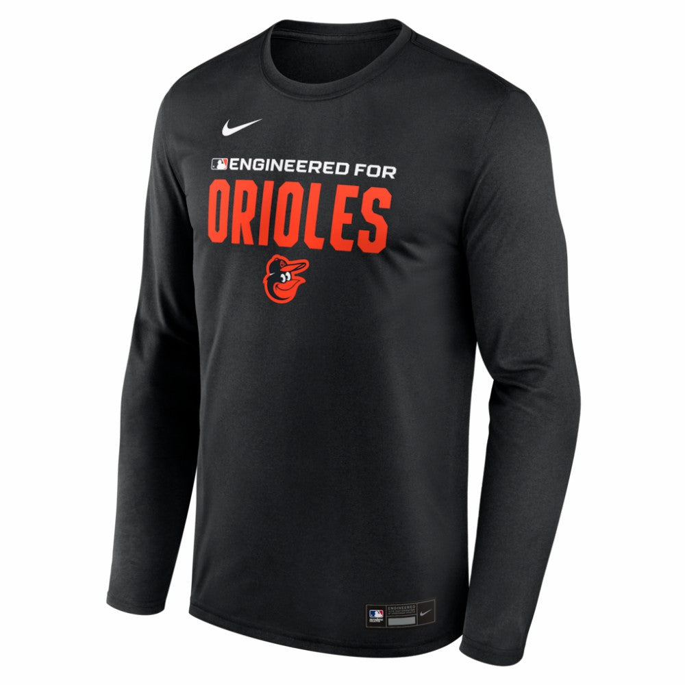 MLB Baltimore Orioles Nike Authentic Collection Legend Dri-FIT Long Sleeve T-Shirt