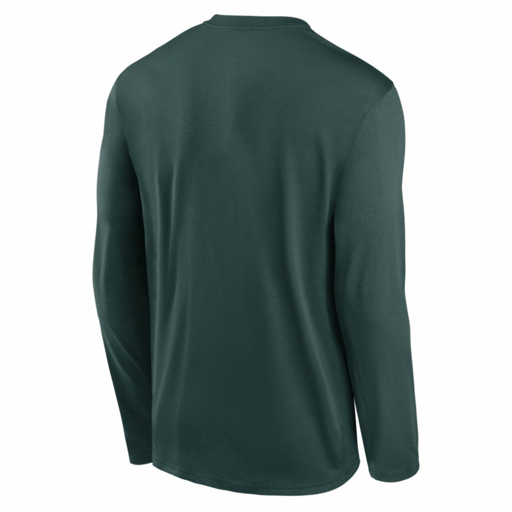 MLB Athletics Nike Authentic Collection Legend Dri-FIT Long Sleeve T-Shirt