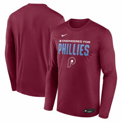 MLB Philadelphia Phillies Nike Authentic Collection Legend Dri-FIT Long Sleeve T-Shirt