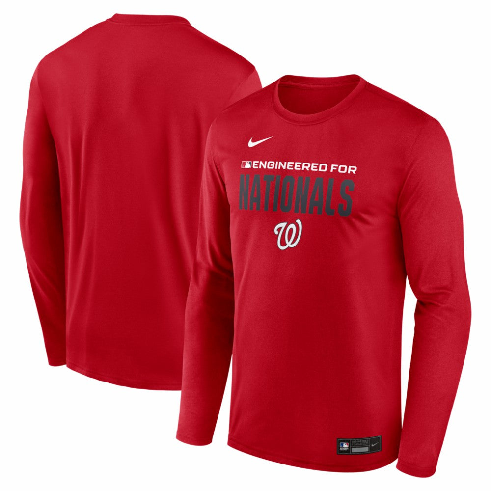 MLB Washington Nationals Nike Authentic Collection Legend Dri-FIT Long Sleeve T-Shirt