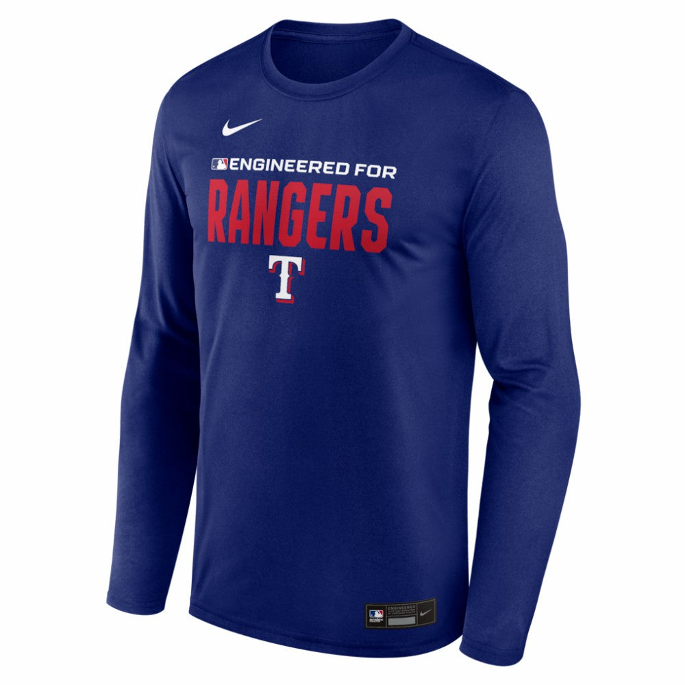 MLB Texas Rangers Nike Authentic Collection Legend Dri-FIT Long Sleeve T-Shirt