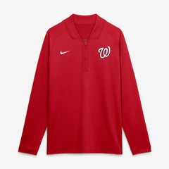MLB Washington Nationals Nike Authentic Collection Dri-FIT Raglan Half-Zip Pullover