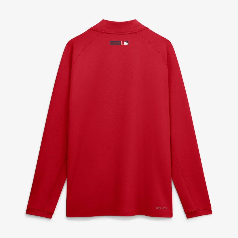 MLB Washington Nationals Nike Authentic Collection Dri-FIT Raglan Half-Zip Pullover