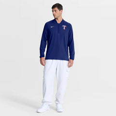 MLB Texas Rangers Nike Authentic Collection Dri-FIT Raglan Half-Zip Pullover