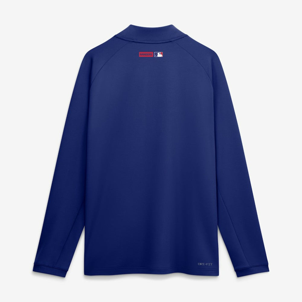 MLB Texas Rangers Nike Authentic Collection Dri-FIT Raglan Half-Zip Pullover