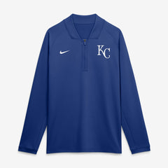 MLB Kansas City Royals Nike Authentic Collection Dri-FIT Raglan Half-Zip Pullover