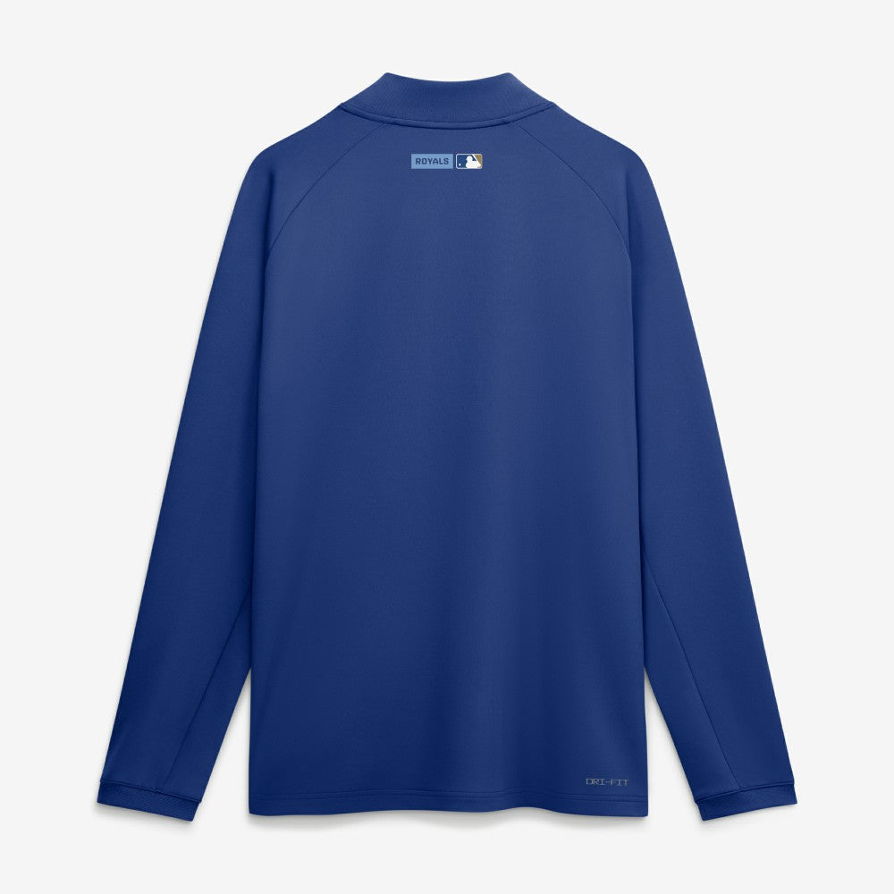 MLB Kansas City Royals Nike Authentic Collection Dri-FIT Raglan Half-Zip Pullover