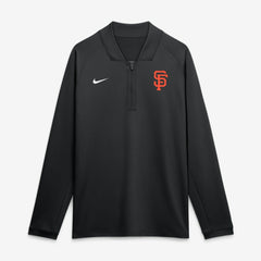 MLB San Francisco Giants Nike Authentic Collection Dri-FIT Raglan Half-Zip Pullover