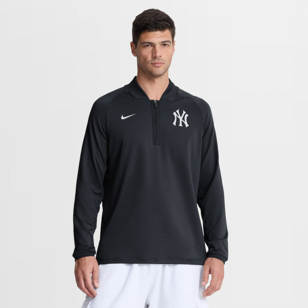 MLB New York Yankees Nike Authentic Collection Dri-FIT Raglan Half-Zip Pullover