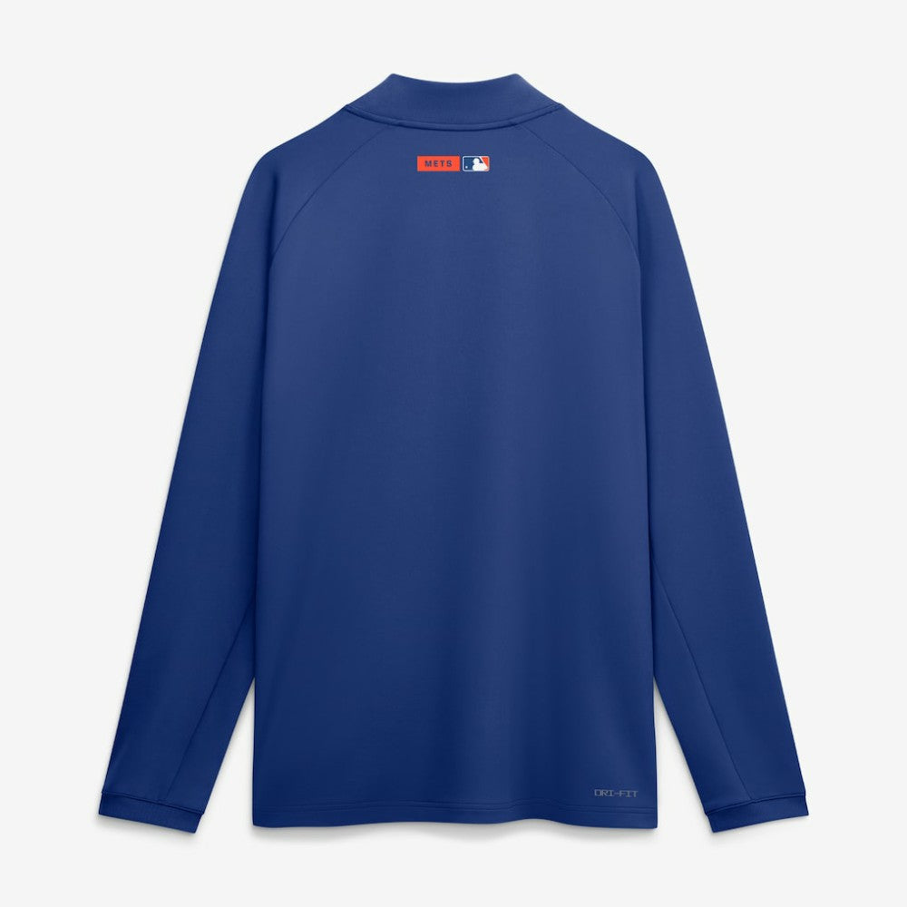 MLB New York Mets Nike Authentic Collection Dri-FIT Raglan Half-Zip Pullover