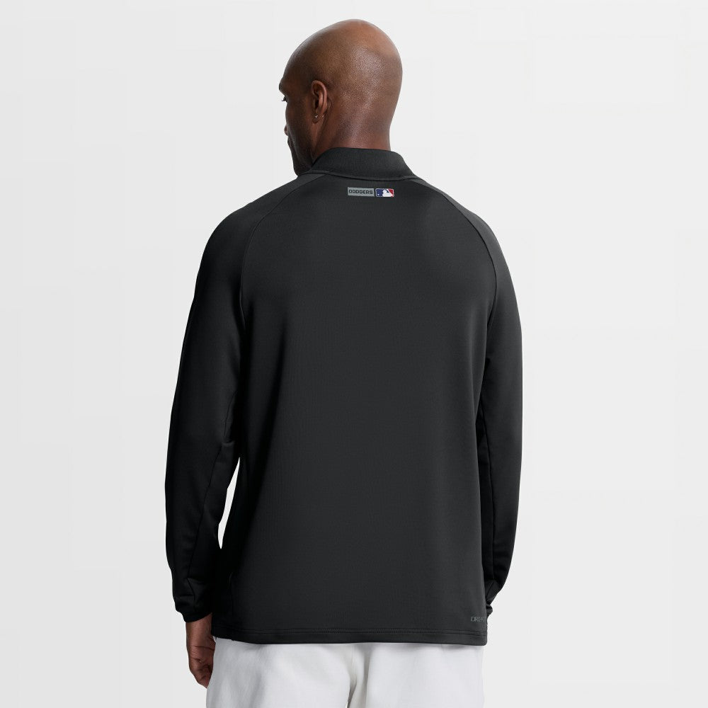 MLB Los Angeles Dodgers Nike Authentic Collection Dri-FIT Raglan Half-Zip Pullover
