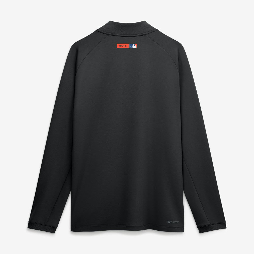 MLB New York Mets Nike Authentic Collection Dri-FIT Raglan Half-Zip Pullover