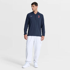 MLB Boston Red Sox Nike Authentic Collection Dri-FIT Raglan Half-Zip Pullover