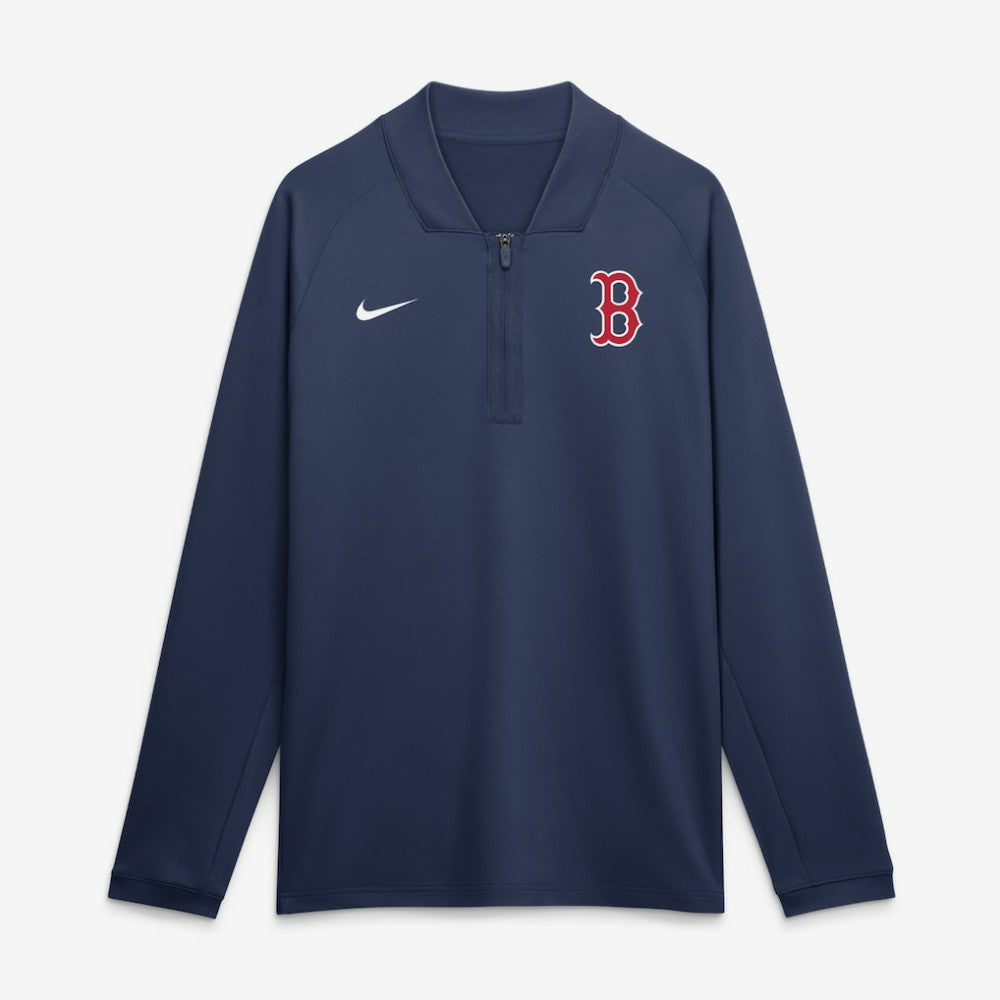 MLB Boston Red Sox Nike Authentic Collection Dri-FIT Raglan Half-Zip Pullover