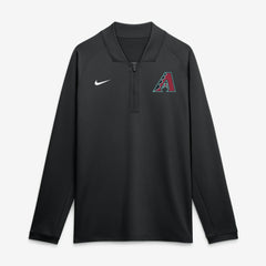 MLB Arizona Diamondbacks Nike Authentic Collection Dri-FIT Raglan Half-Zip Pullover