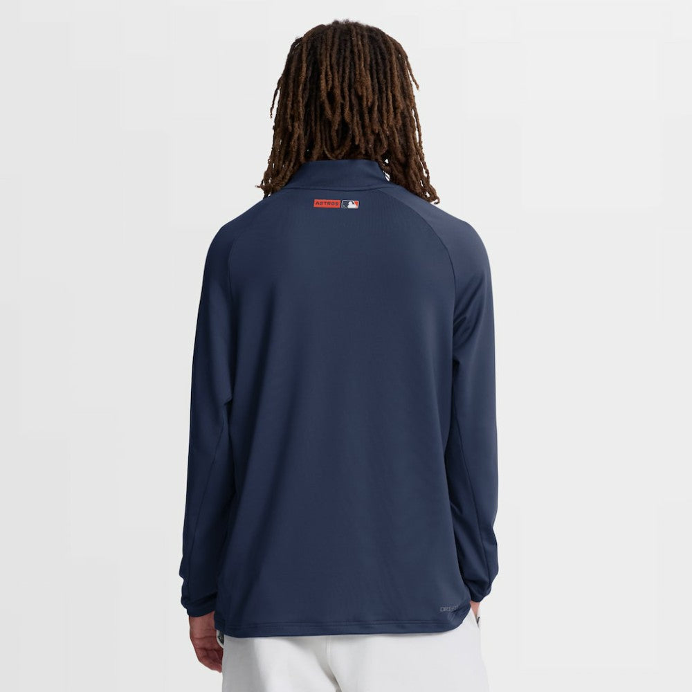 MLB Houston Astros Nike Authentic Collection Dri-FIT Raglan Half-Zip Pullover