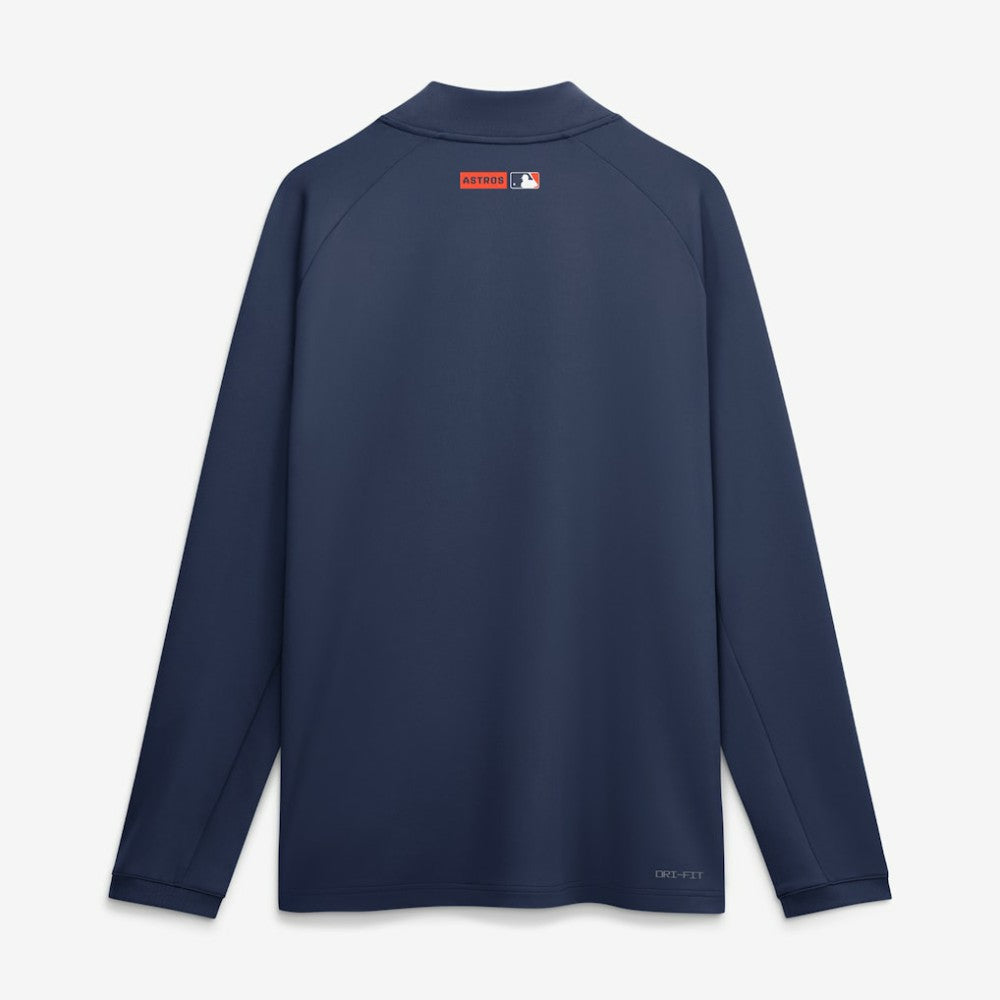 MLB Houston Astros Nike Authentic Collection Dri-FIT Raglan Half-Zip Pullover