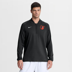 MLB Baltimore Orioles Nike Authentic Collection Dri-FIT Raglan Half-Zip Pullover