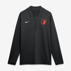 MLB Baltimore Orioles Nike Authentic Collection Dri-FIT Raglan Half-Zip Pullover