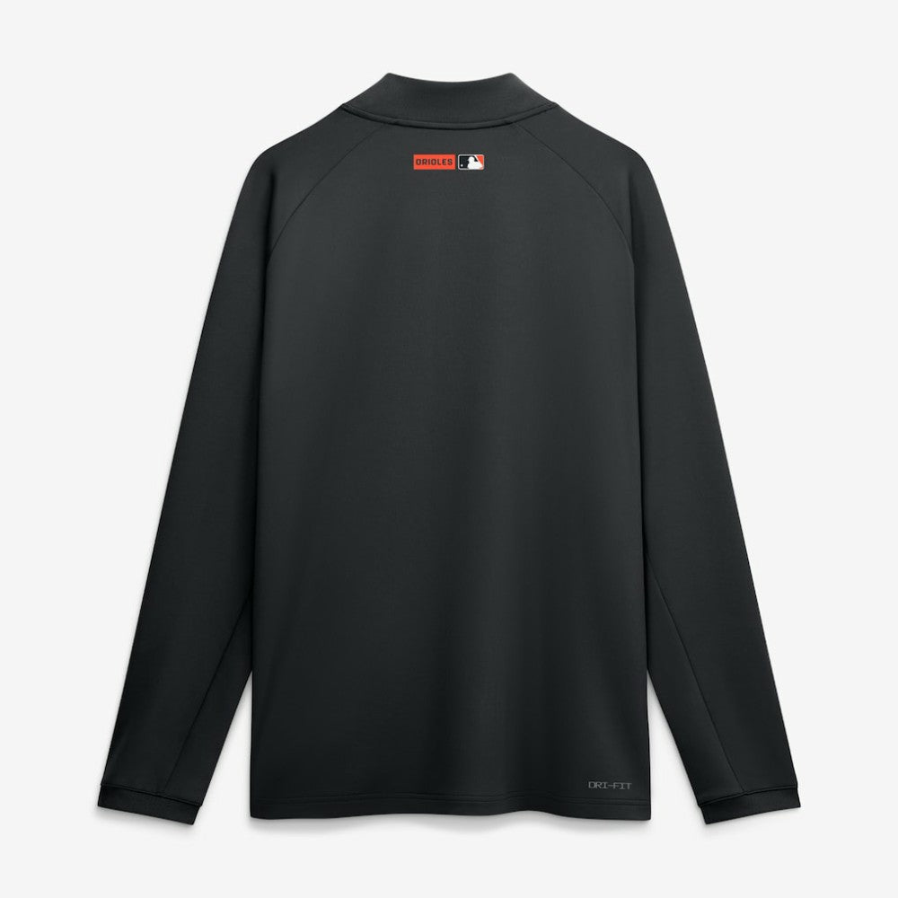 MLB Baltimore Orioles Nike Authentic Collection Dri-FIT Raglan Half-Zip Pullover