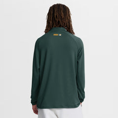 MLB Athletics Nike Authentic Collection Dri-FIT Raglan Half-Zip Pullover