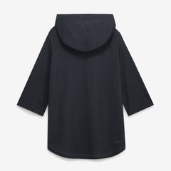 MLB Cleveland Guardians Nike Authentic Collection Flux Dri-FIT Raglan 3/4-Sleeve Hooded T-Shirt
