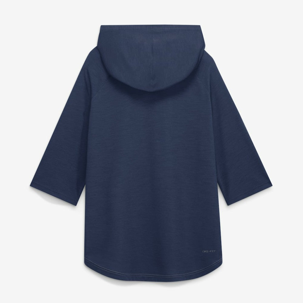 MLB Tampa Bay Rays Nike Authentic Collection Flux Dri-FIT Raglan 3/4-Sleeve Hooded T-Shirt