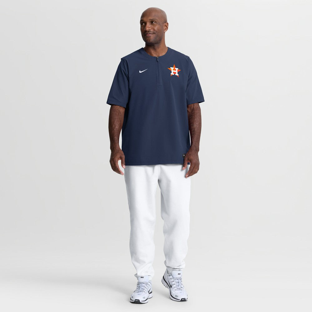 MLB Houston Astros Nike Authentic Collection Dri-FIT Quarter-Zip Windshirt